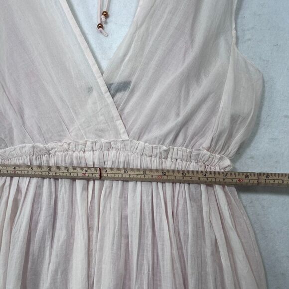 Ilse Jacobsen Dress Women 6 Pink Maxi Flowy Coquette Romantic Lightweight Cotton - Picture 13 of 16